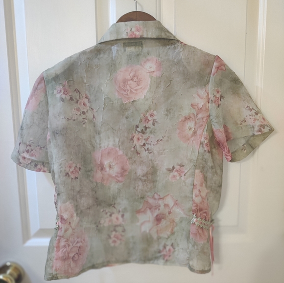 Gorgeous Y2K 90's Vintage Floral Dress and Top Set - Picture 5 of 12